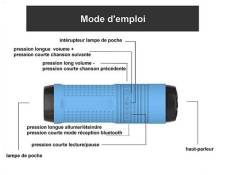 VSHOP® Enceinte bluetooth - Haut-Parleur Portable