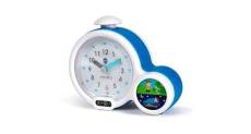 Claessens' kid - clock - réveil enfant educatif jour/nuit lumineux - double affichage et 3 alarmes au choix - fonctionne sur secteur ou à piles - bleu