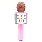 Microphone Android iOs Karaoké Bluetooth 4.2 Haut-Parleur