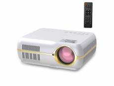 Vidéoprojecteur led projecteur numérique 4200 lumens 150 pouces 10000 :1 blanc yonis