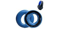 Coussinets de remplacement - oreillette mousse coussin de rechange pour casque sony ps3 ps4 gold wireless cechya-0083 stereo 7. 1 headphone - bleu