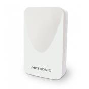 Metronic 415985 Antenne d'extérieur plate HD amplifiée 43 dB compatible 4K - blanche