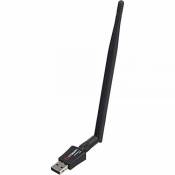 Octagon 300 Mbit/s wl038 Clé WiFi USB avec antenne Noir