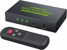Switch Optique Audio, LiNKFOR 3x2 Commutateur Audio