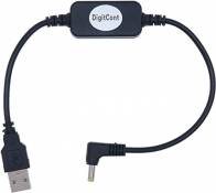 Câble d'alimentation USB DigitCont 5V à CC 12V, Compatible