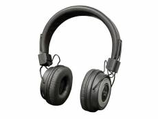 Casque écouteurs sans fil soundlab a083, bluetooth, oreillettes rembourrées, couleur noir