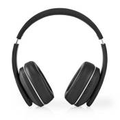 Écouteurs supra-auriculaires sans fil Nedis HPBT3260BK Gris / Noir