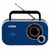 Roadstar Radio FM Portable Analogique, sur Secteur / à Piles, Petite petit et Léger, , Bleu, Roadstar, TRA-2235BL