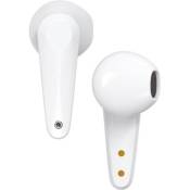 Écouteurs DCU Tecnologic 34152021 Sans Fil Bluetooth Fonction Microphone Résistant à la Transpiration Blanc
