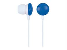 Gembird Candy MHP-EP-001-B - Écouteurs - intra-auriculaire - filaire - jack 3,5mm - bleu