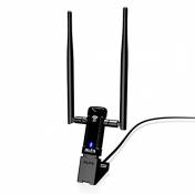 Alfa Network AWUS036AC Adaptateur de réseau USB WiFi 2,4-5 GHz 2 antennes