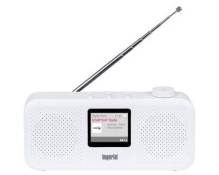 Imperial DABMAN 16 Radio de table DAB+, FM AUX fonction réveil blanc