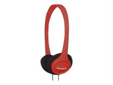 Koss KPH7 - Écouteurs - sur-oreille - filaire - jack 3,5mm - rouge