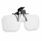 Carson Clip and Flip loupe pour lunettes avec fonction