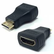 Mini HDMI (Type C) vers HDMI femelle Standard (Type