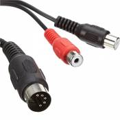 Cablepelado Câble audio DIN 5 broches 2X RCA/H 0,20