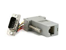Monoprice 1151 DB9 RJ45 Grey Cable Interface/Gender Adapter – Cable Interface/Gender Adapters (DB9, RJ45, Grey)