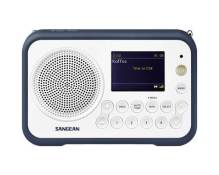 Radio portative Sangean DPR-76 blanc, bleu