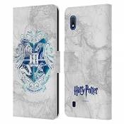Head Case Designs sous Licence Officielle Harry Potter Hogwarts Aguamenti Deathly Hallows IX Coque en Cuir à Portefeuille Compatible avec Samsung Gala