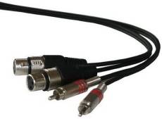 Ibiza CM1.5RXF-2 Câble de Liaison 1,5 m