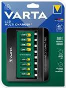 VARTA Multi Charger, chargeur pour batteries rechargeables en AA / AAA / 9V, chargement à un seul emplacement, détection des cellules défectueuses, 8