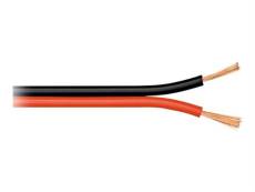 goobay - Câble pour haut-parleur en vrac - 2.5 mm² - 25 m - rouge/noir