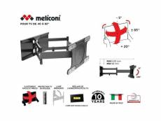 Meliconi 480870 support mural tv special oled sdrp tv oled inclinable et orientable grand angle pour tv 8006023279616