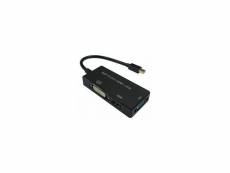 Value 12.99.3154 câble vidéo et adaptateur 0,1 m mini displayport mini displayport/hdmi/vga noir (value converter mini dp to hdmi/dvi/vga)