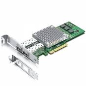 10Gtek® Carte Réseau 10GbE PCIE Broadcom 57810S Chip,