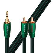 Câble audio Jack 3,5mm Audioquest Evergreen 3,5 m Noir et vert