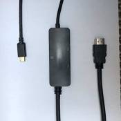 Cabling® câble usb-c vers hdmi, adaptateur usb c 3 ports usb 2. 0 lecteur de carte sd/tf compatible pour périphérique usb c / type-c