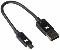 Câble USB Monster Mobile Haute Performance USB 2.0 type A vers micro USB type B - 15.24 cm - Black