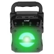 Enceinte lumineuse sans fil LinQ Gris Design Compact et Portable