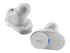Philips Fidelio T1 - Écouteurs sans fil avec micro - intra-auriculaire - Bluetooth - Suppresseur de bruit actif - blanc