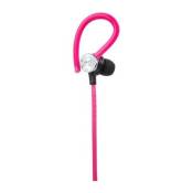 WE sport Waterproof - Écouteurs - intra-auriculaire - montage sur l'oreille - filaire - jack 3,5mm - rose
