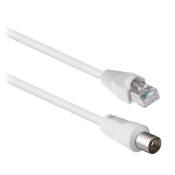 T'nB Home Connect - Câble d'antenne - RJ-45 mâle pour IEC connector (9.52mm) mâle - 2 m - coaxial