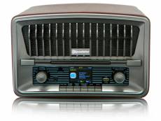 Radio cd portable vintage dab+-fm lecteur cd-mp3 bluetooth,