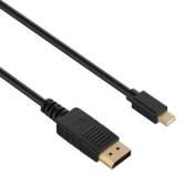 CABLING® Câble adaptateur Mini DisplayPort vers DisplayPort 1.2 de 1,8m - Cordon Mini DP à DP avec support HBR2 M/M - DisplayPort 4k