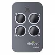 Diagral DIAG44MCX Télécommande 4 Boutons pour automatisation
