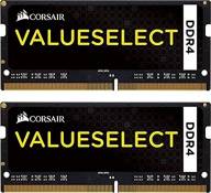 Corsair Value Select SODIMM 16Go (2x8Go) DDR4 2133MHz C15 Mémoire pour Ordinateur Portable/Notebook - Noir
