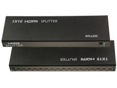 KALEA-INFORMATIQUE Répartiteur vidéo HDMI type splitter qui duplique à l'identique 1 source en entrée vers 16 sorties simultanées. Résolution 4K 2160x