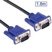 (#29) 1.8m High Quality VGA 15Pin Male to VGA 15Pin Male Cable for LCD Monitor / Projector