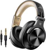 Casque filaire OneOdio A70 compatible smartphone / PC-Golden