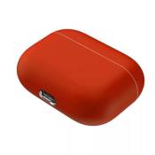 Coque Etui en silicone antichoc doux pour Apple AirPods Pro - Rouge