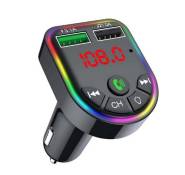 Transmetteur FM Bluetooth Lecteur MP3 Adaptateur Radio sans Fil Kit Émetteur FM Voiture Chargeur port clé USB