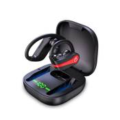 Ecouteurs sans fil Bluetooth Q20 PRO Sport Over-Ear Noir et rouge