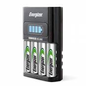 Energizer Chargeur Piles Rechargeables AA Et AAA, Chargeur