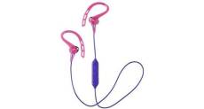 Jvc écouteurs intra-auriculaires bluetooth avec clip et crochet mobile (pivot motion), résistant à la transpiration (ipx2), autonomie 4 heures, rose