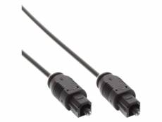 Opto câble audio, inline®, toslink mâle/mâle, 2m