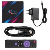 TV Box - H96 Max RK3318 4 + 32G WiFi double fréquence + Bluetooth pour Android 9.0 (EU 110-240V)
